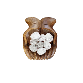 Fire & Ice Quartz Tumbled Stone – Clarity, Renewal & Light Activation - Heavenly Crystals Online