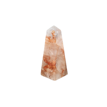 Fire Quartz Obelisk (209g) Stabilising Energy, Clarity & Inner Strength - Heavenly Crystals Online