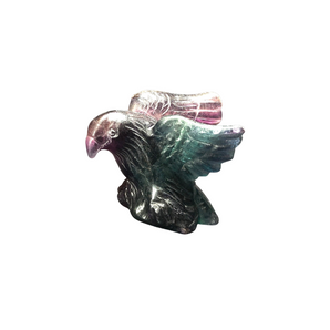 Fluorite Eagle Crystal (260g) – Protection, Clarity & Spiritual Vision - Heavenly Crystals Online