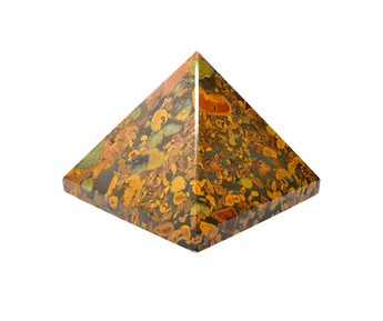 Fruit Jasper Pyramid (77g) – Joy, Vitality & Creative Flow Crystal - Heavenly Crystals Online