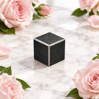 Genuine Shungite Cube – Grounding & Protection - Heavenly Crystals Online
