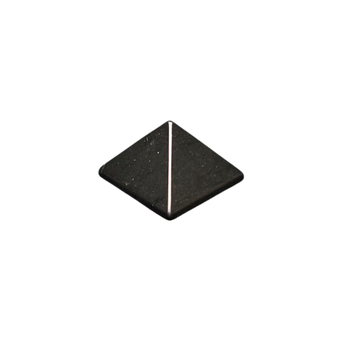 Genuine Shungite Pyramid - EMF Protection, Grounding & Energy Shielding - Heavenly Crystals Online