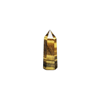 Golden Brown Tigers Eye Generator Point - Heavenly Crystals Online