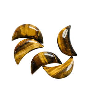 Golden Tigers Eye Moons - Heavenly Crystals Online