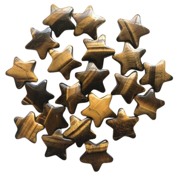 Golden Brown Tigers Eye Stars - Heavenly Crystals Online
