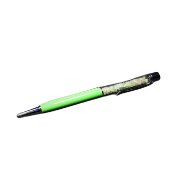 Green Aventurine Crystal Pen with Velvet Pouch – Healing Writing Tool for Prosperity & Calm - Heavenly Crystals Online
