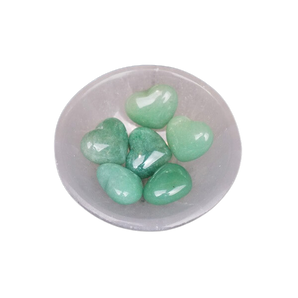 Green Aventurine Heart (30mm) – Luck, Prosperity & Emotional Healing - Heavenly Crystals Online