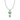 Green Fluorite Double Terminated Pendant with Black Cord – Clarity, Focus & Energy Alignment - Heavenly Crystals Online