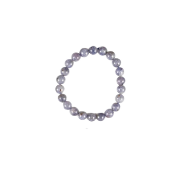 Iolite Bracelet (5mm) Intuition, Insight & Spiritual Clarity - Heavenly Crystals Online