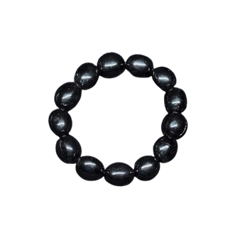Jet Nugget Bracelet – Protection, Grounding & Cleansing Energy - Heavenly Crystals Online