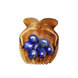 Lapis Lazuli Orb Tumbled Stone - Ancient Wisdom, Insight & Spiritual Awakening - Heavenly Crystals Online