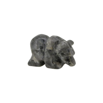 Larvikite Bear (58g) – Grounding, Protection & Intuitive Strength - Heavenly Crystals Online