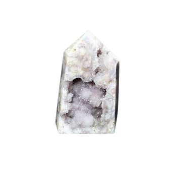 Lavender Amethyst Druzy Tower with Soft Pink Undertones (792g) - Calm, Intuition & Heart‑Led Clarity - Heavenly Crystals Online