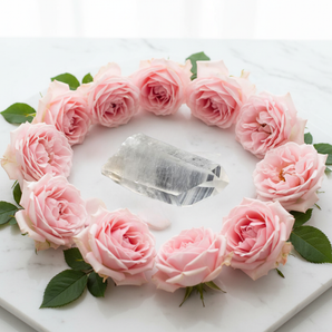 Lemurian Quartz Transmitter (266g) with Channeling Face Point – Clarity, Guidance & Light‑Code Activation - Heavenly Crystals Online