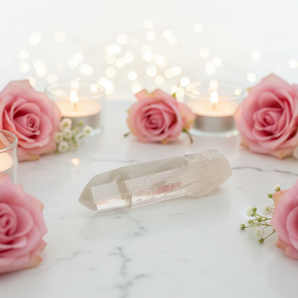 Lemurian Quartz Transmitter Wand (142g) – Channeling Face, Bridge & Phantom Formation - Heavenly Crystals Online