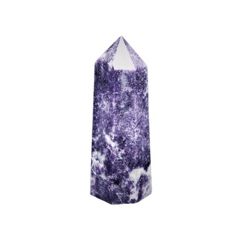 Lepidolite Point (454g) – Calming Energy, Emotional Balance & Nervous System Support - Heavenly Crystals Online