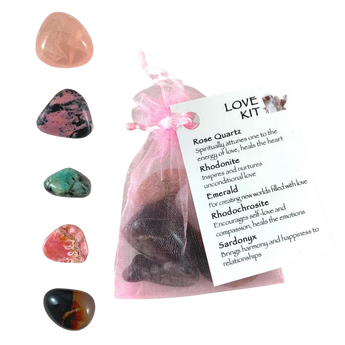 Love Crystal Kit – Self‑Love, Heart Healing & Emotional Harmony - Heavenly Crystals Online