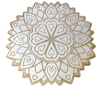 Love Mandala Crystal Grid – Heart Chakra Healing & Unconditional Love Energy - Heavenly Crystals Online