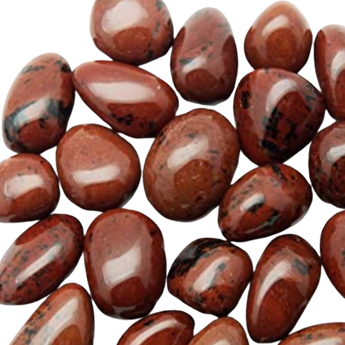 Mahogany Obsidian Tumbled Stone Large - Root Chakra Support, Protection & Inner Strength - Heavenly Crystals Online