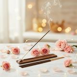 Moldavite Incense Sticks with Stand – Genuine Crystal Aroma for Transformation & Spiritual Growth - Heavenly Crystals Online