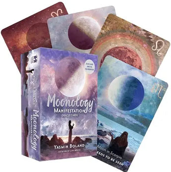 Moonology Oracle Set - Yasmin Boland - Lunar Guidance, Manifesting Magic & Intuitive Moon Wisdom - Heavenly Crystals Online