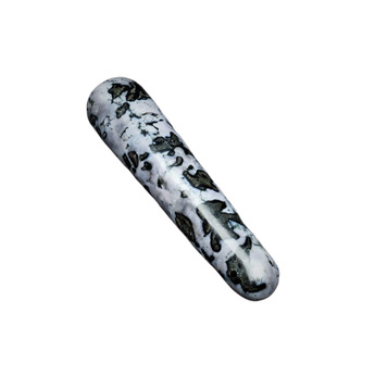 Mystic Merlinite (Gabbro Indigo) Massage Wand (170g) Healing Crystal - Heavenly Crystals Online