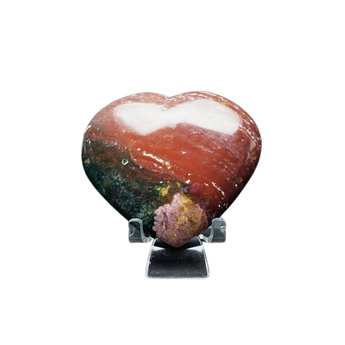 Ocean Jasper Heart (285g) – Joy, Renewal & Emotional Balance - Heavenly Crystals Online