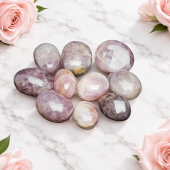 Pink Amethyst Tumbled Stone - Heart Chakra Activation, Emotional Healing & Gentle Protection - Heavenly Crystals Online
