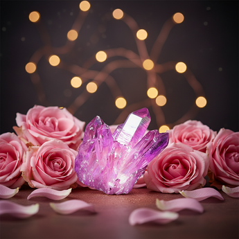 Pink Aura Quartz Cluster (66g) – High‑Vibration Love, Joy & Heart Healing - Heavenly Crystals Onlineng
