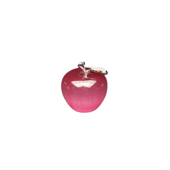 Pink Cats Eyes Apple (man-made) - Heavenly Crystals Online