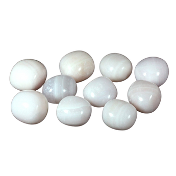 Pink Mangano Calcite Tumbled Stone – Heart Healing, Compassion & Emotional Support - Heavenly Crystals Online