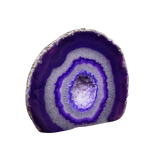 Purple Agate Cave (307g) – Calming, Protective & Soft Ambient Energy - Heavenly Crystals Online