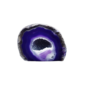 Purple Agate Cave (362g) – Calming, Protective & Soft Ambient Energy - Heavenly Crystals Online