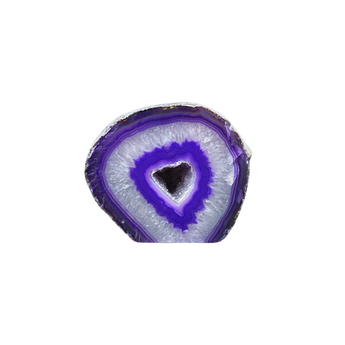 Purple Agate Cave (376g) – Calming, Protective & Soft Ambient Energy - Heavenly Crystals Online
