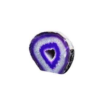Purple Agate Cave (376g) – Calming, Protective & Soft Ambient Energy - Heavenly Crystals Online