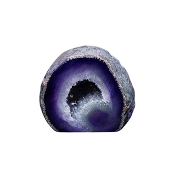 Purple Agate Cave (473g) – Calming, Protective & Soft Ambient Energy - Heavenly Crystals Online