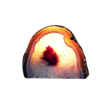 Purple Agate Cave Candle Holder include tealight candle (1.397kg) Calm, Protection & Ambient Glow - Heavenly Crystals Online
