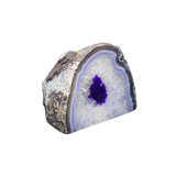 Purple Agate Cave Candle Holder include tealight candle (1.397kg) Calm, Protection & Ambient Glow - Heavenly Crystals Online