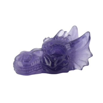 Purple Fluorite Dragon Head - Heavenly Crystals Online