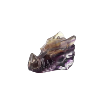 Purple Fluorite Dragon Head - Heavenly Crystals Online