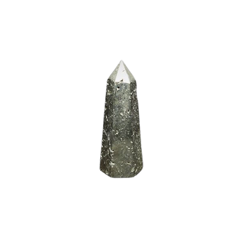 Pyrite Point (200g) – Prosperity, Protection & Manifestation Energy - Heavenly Crystals Online