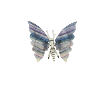 Rainbow Fluorite Butterfly - Heavenly Crystals Online