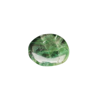 Rainbow Fluorite Flat Worry Stone - Balance, Insight & Energy Clearing - Heavenly Crystal Online