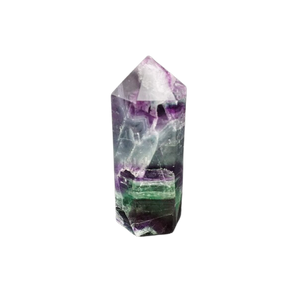 Rainbow Fluorite Generator Point (179g) – Clarity, Calm, Focus & Intuitive Alignment - Heavenly Crystals Online