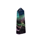 Rainbow Fluorite Generator Point (269g) – Clarity, Calm, Focus & Intuitive Alignment - Heavenly Crystals Online