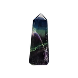 Rainbow Fluorite Generator Point (269g) – Clarity, Calm, Focus & Intuitive Alignment - Heavenly Crystals Online