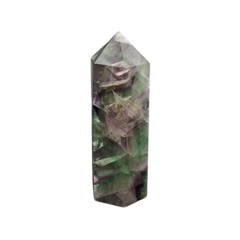 Rainbow Fluorite Generator Point (376g) – Clarity, Calm, Focus & Intuitive Alignment - Heavenly Crystals Online