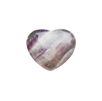 Rainbow Fluorite Heart (61g) - Intuition, Calm & Higher Clarity - Heavenly Crystals Online