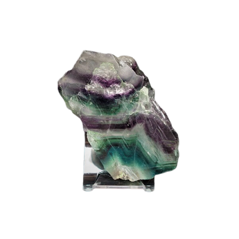 Rainbow Fluorite Slice with stand - Heavenly Crystals Online