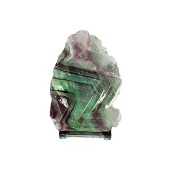 Rainbow Fluorite Slice with stand - Heavenly Crystals Online